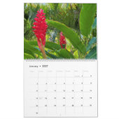 Calendrier Fleurs de Maui Hawaii (Jan 2027)