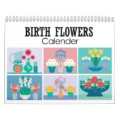 Calendrier Fleurs de naissance (Protection)
