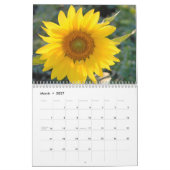 Calendrier Fleurs de soleil (Mar 2027)