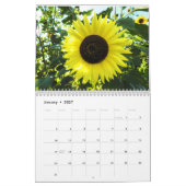 Calendrier Fleurs de soleil (Jan 2027)