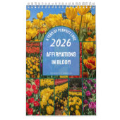 Calendrier Fleurs de Tulipe Affirmation Nouveaux Débuts Amour (Protection)