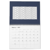 Calendrier FLEURS DE VIE - Fleur fractale 1 (Feb 2027)