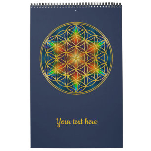 Calendrier FLEURS DE VIE - Fleur fractale 1