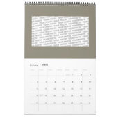 Calendrier FLEURS DE VIE - Géométrie Sacrée Lumière 1 (Jan 2026)