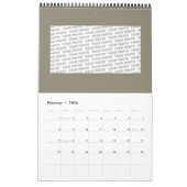 Calendrier FLEURS DE VIE - Géométrie Sacrée Lumière 1 (Feb 2026)