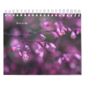 Calendrier Fleurs d'été délicates (Protection)