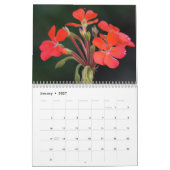 Calendrier Fleurs d'Hawaï (Jan 2027)