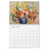 Calendrier Fleurs d'Odilon Redon (Jan 2027)