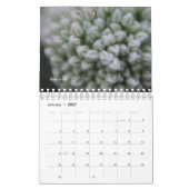 Calendrier Fleurs du jardin blanc (Jan 2027)