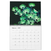 Calendrier Fleurs d'une couleur différente (Feb 2027)