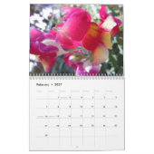 Calendrier Fleurs en fleur (Feb 2027)