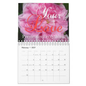 Calendrier Fleurs et citations inspirantes (Feb 2027)