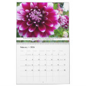 Calendrier Fleurs et encouragement des vers bibliques (Feb 2026)