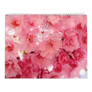 Calendrier Fleurs et oiseaux 2022