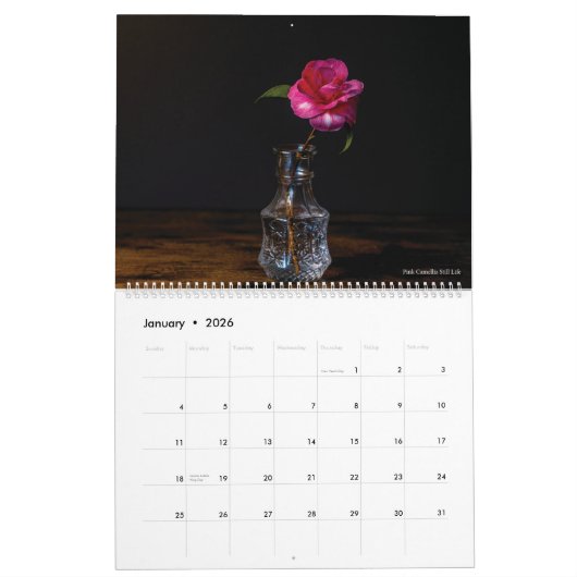 Calendrier Fleurs et oiseaux 2022 (Jan 2026)
