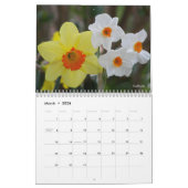 Calendrier Fleurs florales photographiques (Mar 2026)