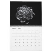 Calendrier Fleurs jardins En Noir Et Blanc No 19 (Jan 2026)