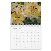 Calendrier Fleurs Jardins Jaunes (Feb 2027)