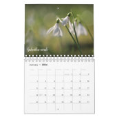 Calendrier Fleurs Jardins magnifiques (Jan 2026)