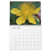 Calendrier Fleurs Jaunes (Jan 2027)