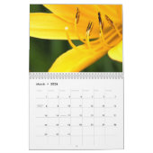 Calendrier Fleurs jaunes (Mar 2026)
