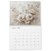 Calendrier Fleurs modernes (Jan 2027)