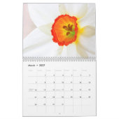 Calendrier Fleurs ondulantes (Mar 2027)
