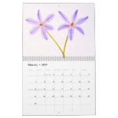 Calendrier Fleurs ondulantes (Feb 2027)
