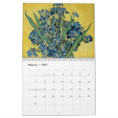 Calendrier Fleurs - Peintures de chefs-d'oeuvre d'artistes cé (Feb 2027)