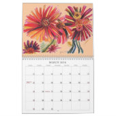 Calendrier Fleurs pendant l'année (Mar 2026)