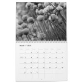 Calendrier Fleurs Photographie Noir Et Blanc (Mar 2026)