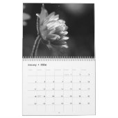 Calendrier Fleurs Photographie Noir Et Blanc (Jan 2026)