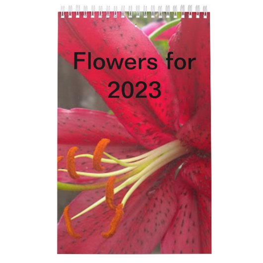 Calendrier Fleurs pour 2023 (Protection)