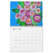 Calendrier Fleurs pour 2024 (Feb 2027)