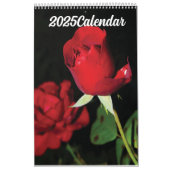 Calendrier Fleurs rouges 2025 (Protection)