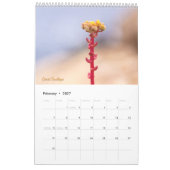 Calendrier Fleurs sauvages (Feb 2027)