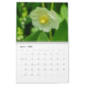 Calendrier Fleurs sauvages (Mar 2026)