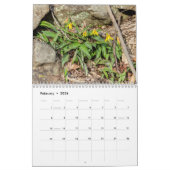 Calendrier Fleurs sauvages (Feb 2026)