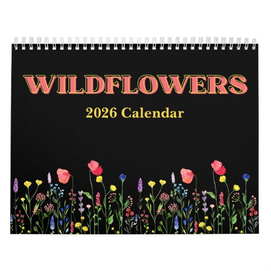 Calendrier Fleurs Sauvages 2026 (Protection)