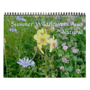 Calendrier - Fleurs sauvages d'été au naturel