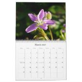 Calendrier Fleurs sauvages d'île d'Unalaska (Mar 2027)