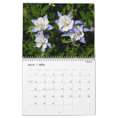 Calendrier Fleurs sauvages du Colorado (Mar 2026)