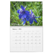 Calendrier Fleurs sauvages du Colorado (Feb 2026)