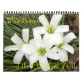 Calendrier Fleurs sauvages, du sentier Ocmulgee (Protection)