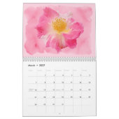 Calendrier - Fleurs sur Arrière - plans (Mar 2027)