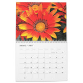 Calendrier Fleurs tropicales (Jan 2027)