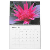 Calendrier Fleurs tropicales (Feb 2027)