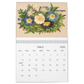Calendrier Fleurs vintages (Mar 2026)