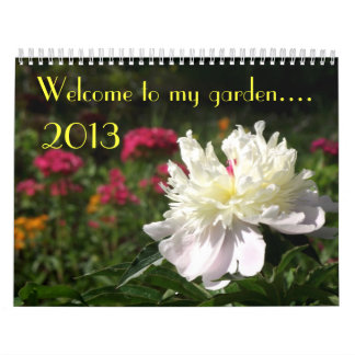 Calendrier floral 2013 : Accueil à mon jardin