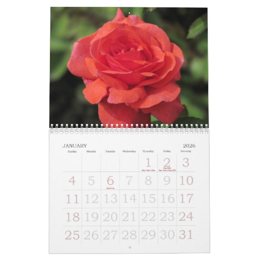 Calendrier Floral 2023 (Jan 2026)